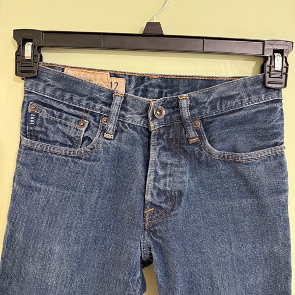 Abercrombie & Fitch boys blue jean boys size 12 slim  button fly prewashed - Picture 3 of 9